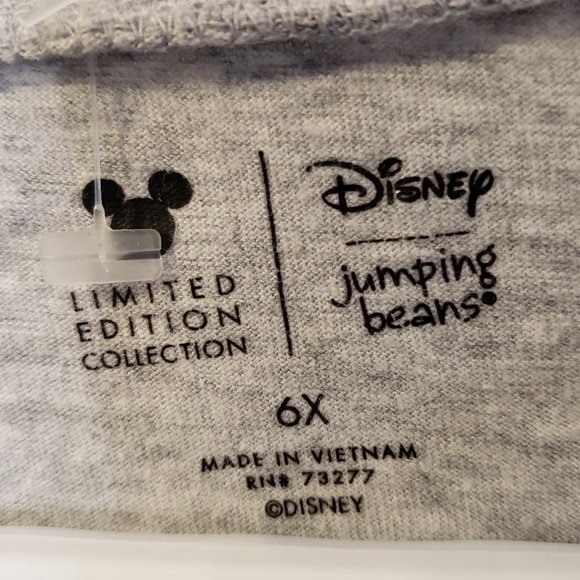 Disney's Elsa Blue Glitter Magic Light Heather Grey Crew Neck Long-Sleeve Shirt - Picture 3 of 5